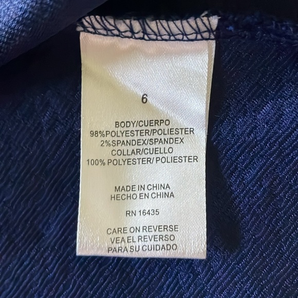 Tahari Girls Blue Faux Fir Trim Quilted Coat with Crystal Buttons Size Small - Picture 7 of 8